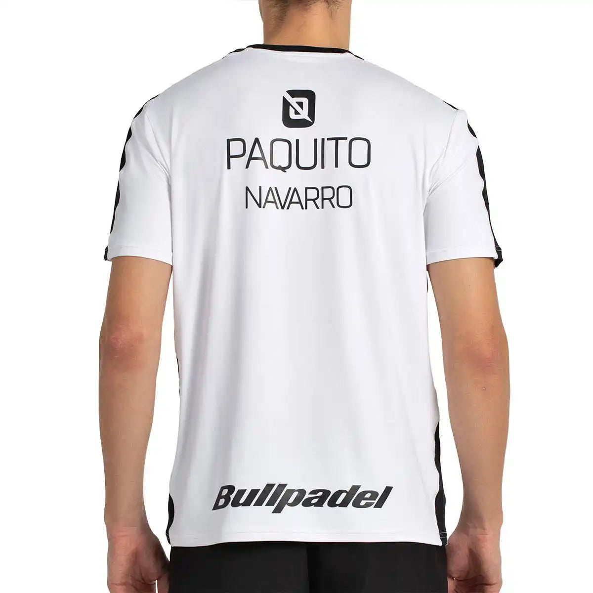 T-Shirt Bullpadel Paquito Navarro 25I Weiß 