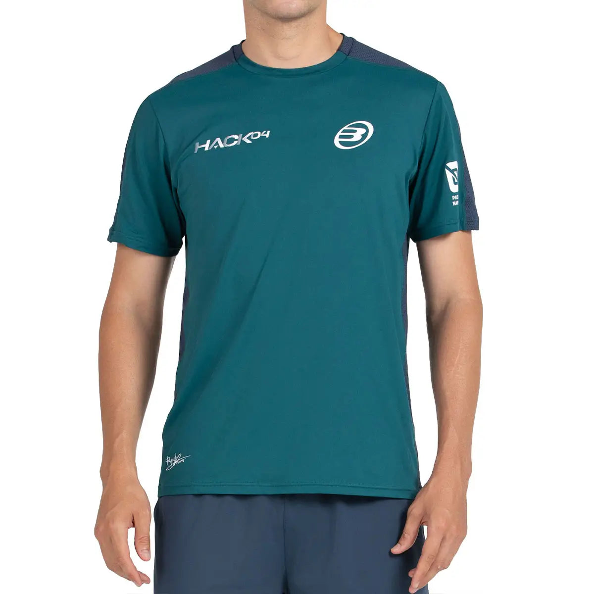 T-Shirt Bullpadel Paquito Navarro 25I Dunkelgrün 