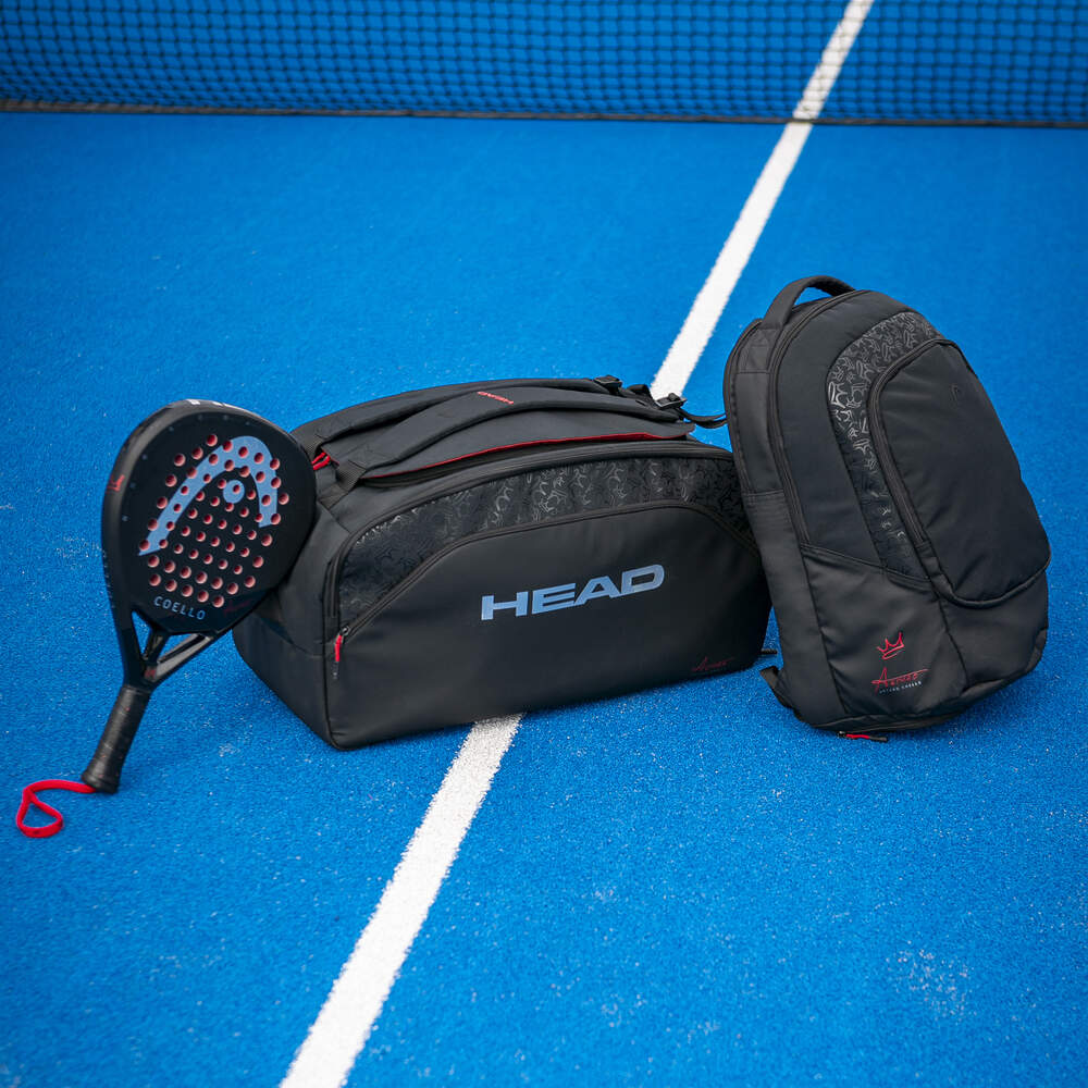 Raqueteira Head Coello Pro X Padel Backpack 30L Preto