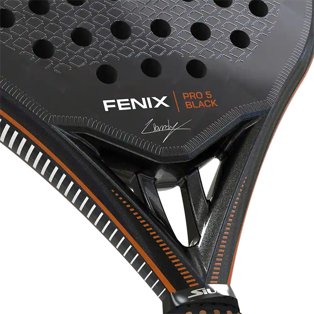 SIUX Fenix PRO 5 Black 2025 | Leo Augsburger – Padel Kiwi SIUX Fenix PRO 5 Black 2025 | Leo Augsburger – Padel Kiwi