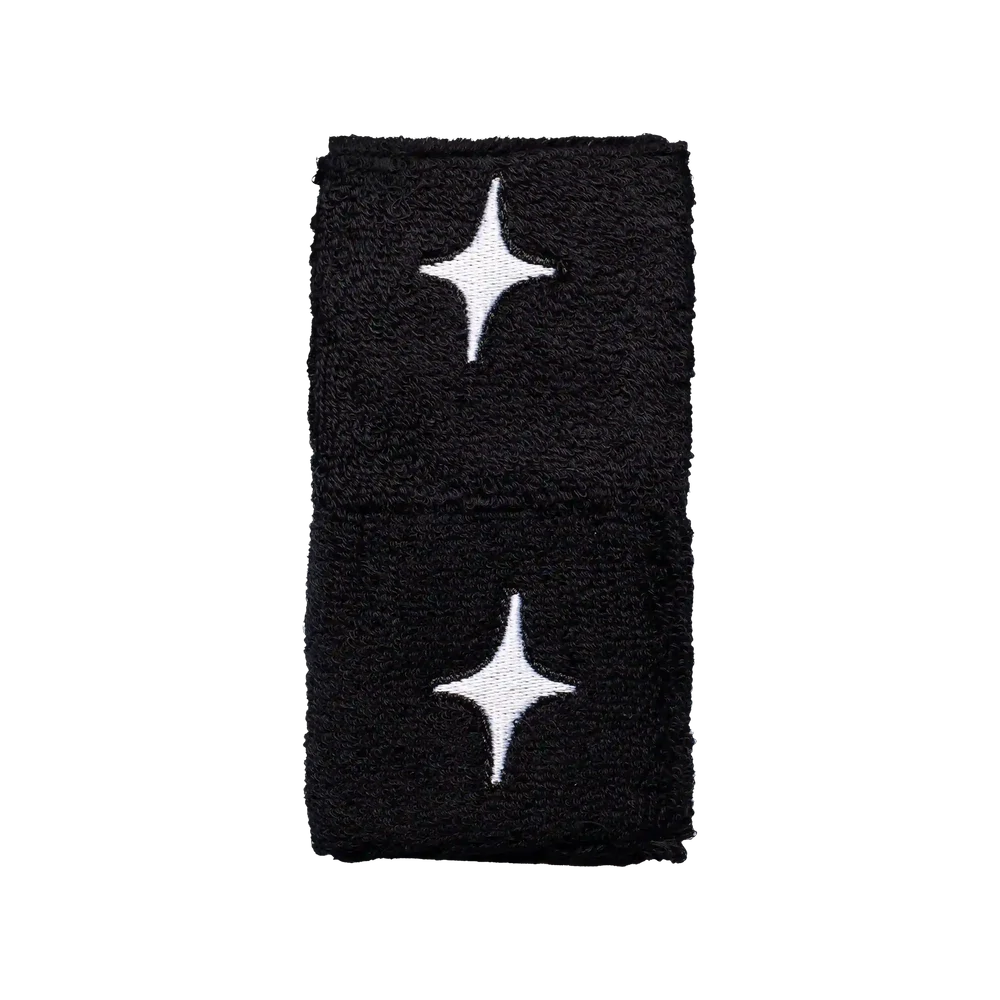 Muñequeras Starvie Negro (Pack x2)