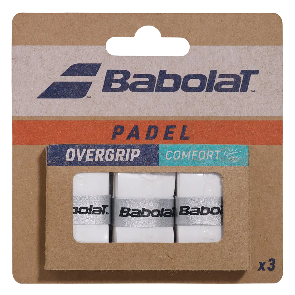Overgrips Babolat Comfort Padel x3 Blanco
