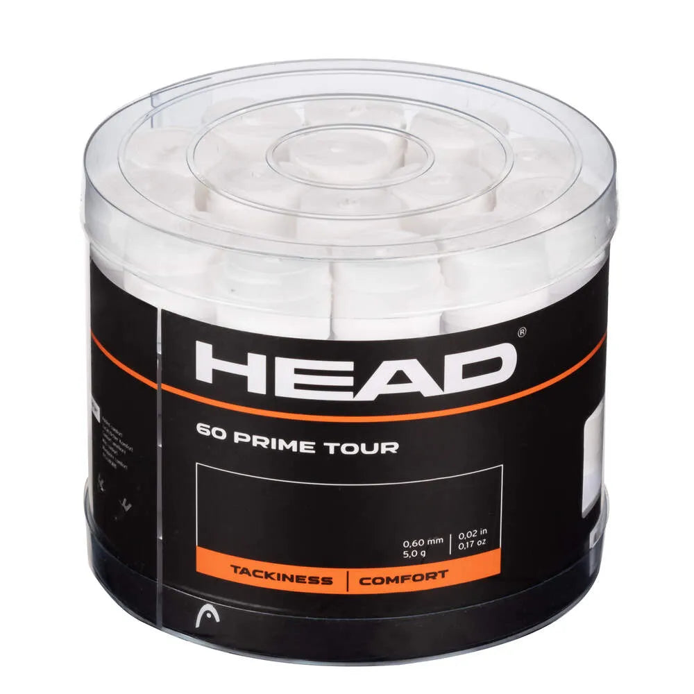 Head Overgrip Padel Prime Tour pack 60 Bianco