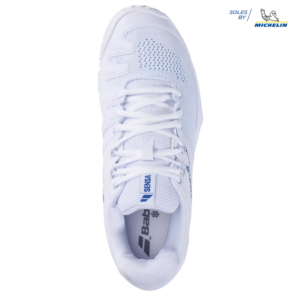 Babolat padel shoes Sensa Women White/Cool Blue