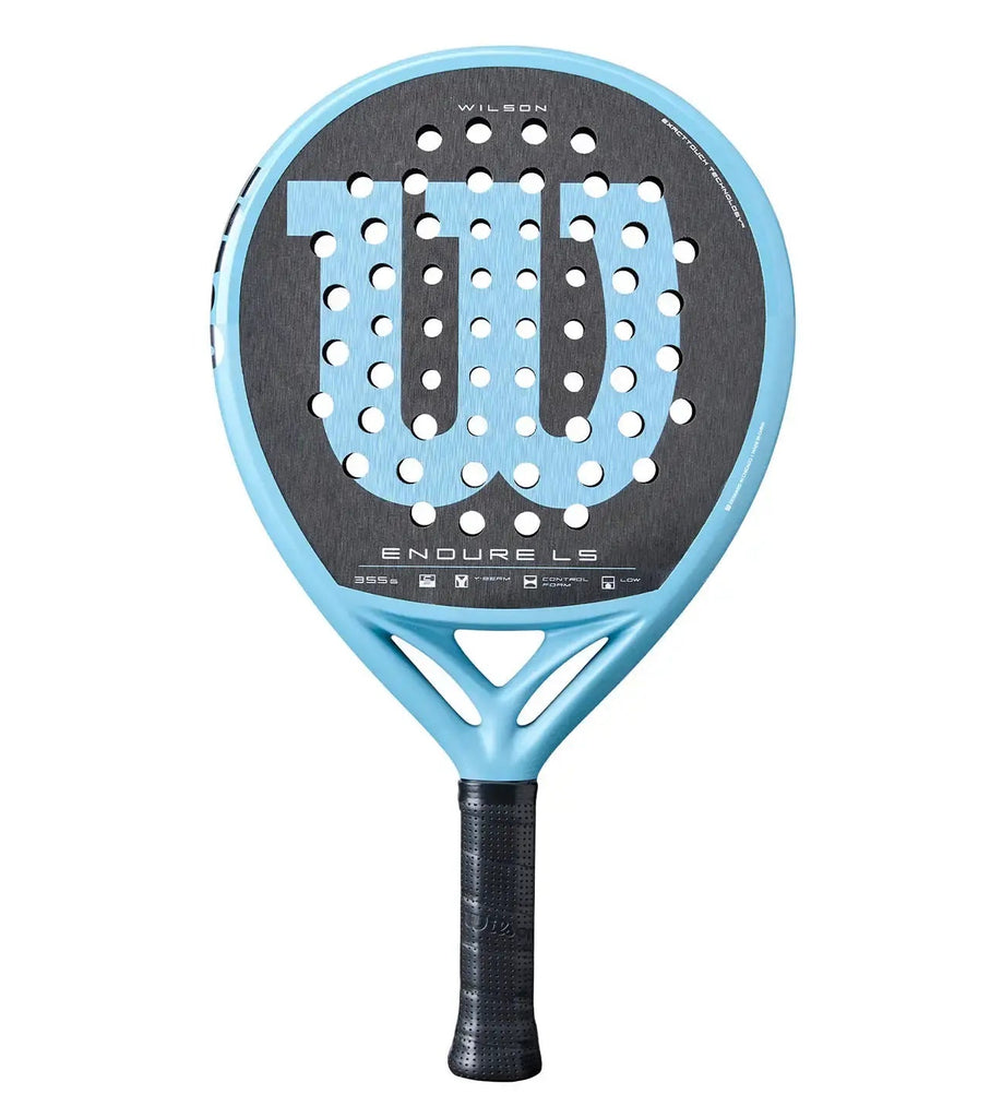 Racchetta Da Padel Wilson Endure V1 | Impugnatura 2-4 1/4 | Forma Rotonda E Controllo Preciso | Per Giocatori Intermedi E Avanzati