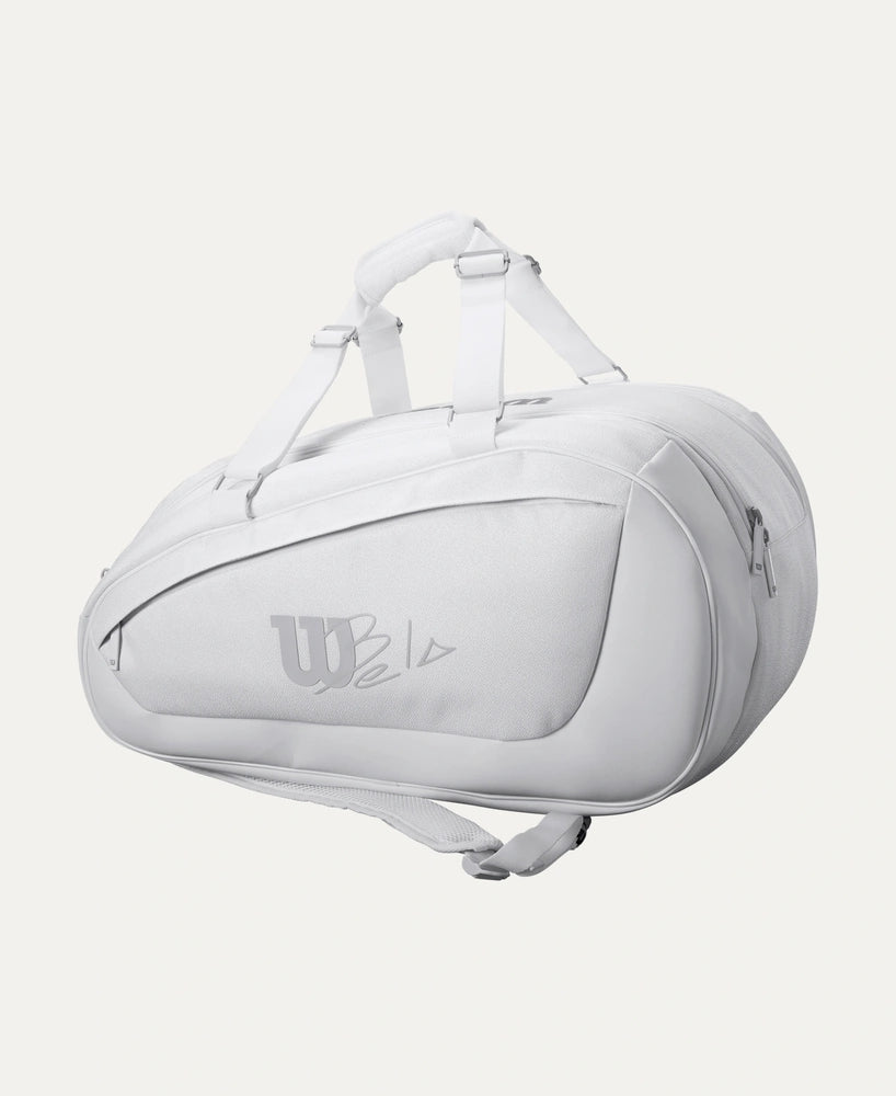 Borsa per racchette Wilson Bela Super Tour Bianco