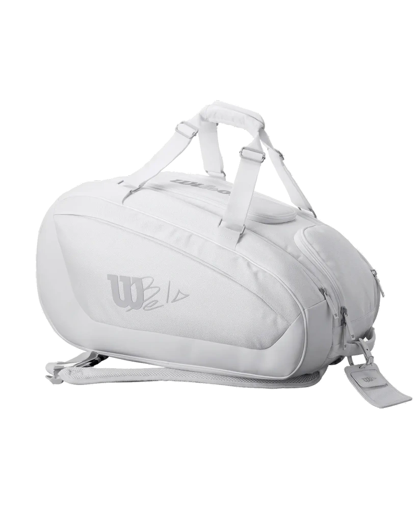 Borsa per racchette Wilson Bela Super Tour Bianco