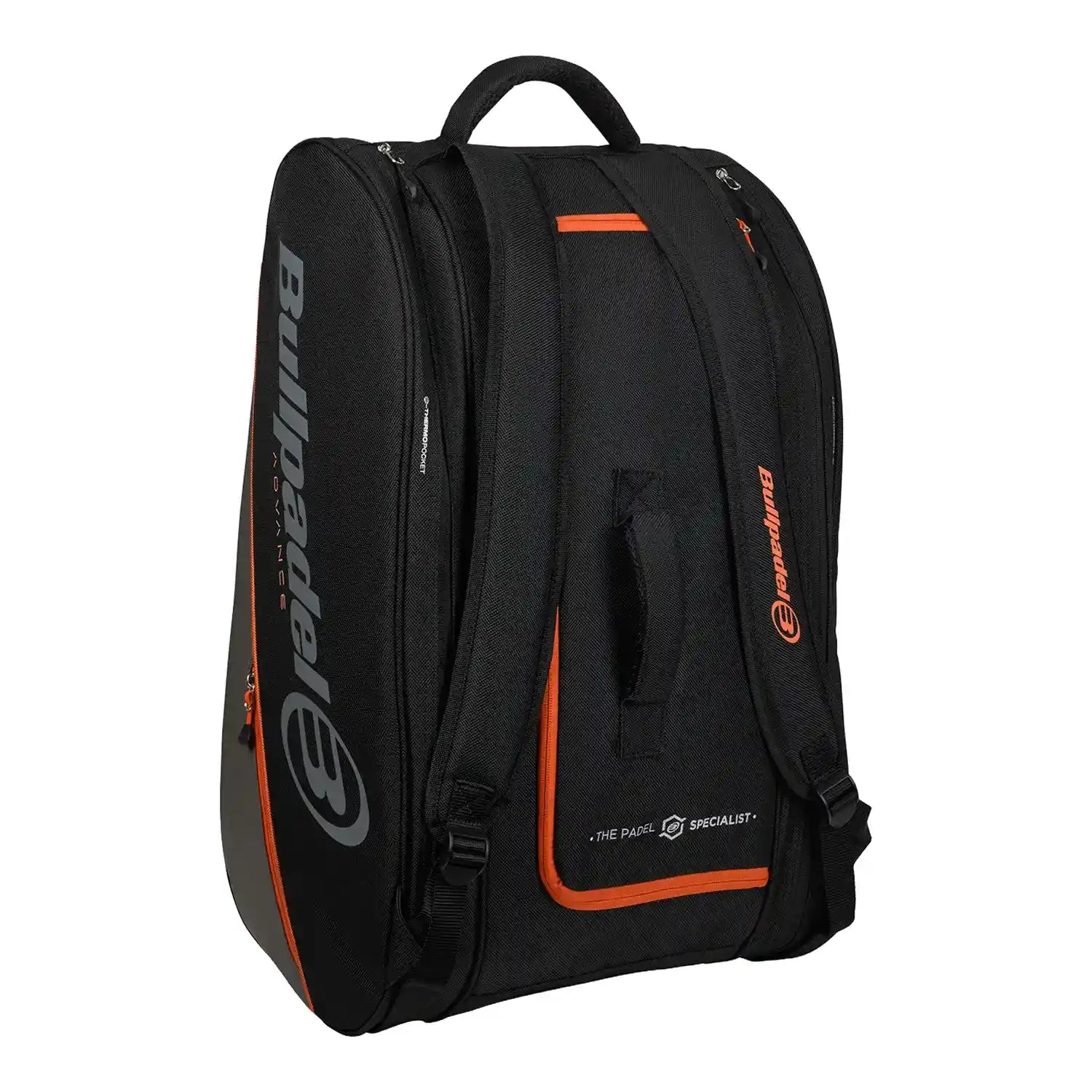 Rackettas Bullpadel Advance Zwart Oranje BPP23014 2026 Padel Bag Black Oranje 