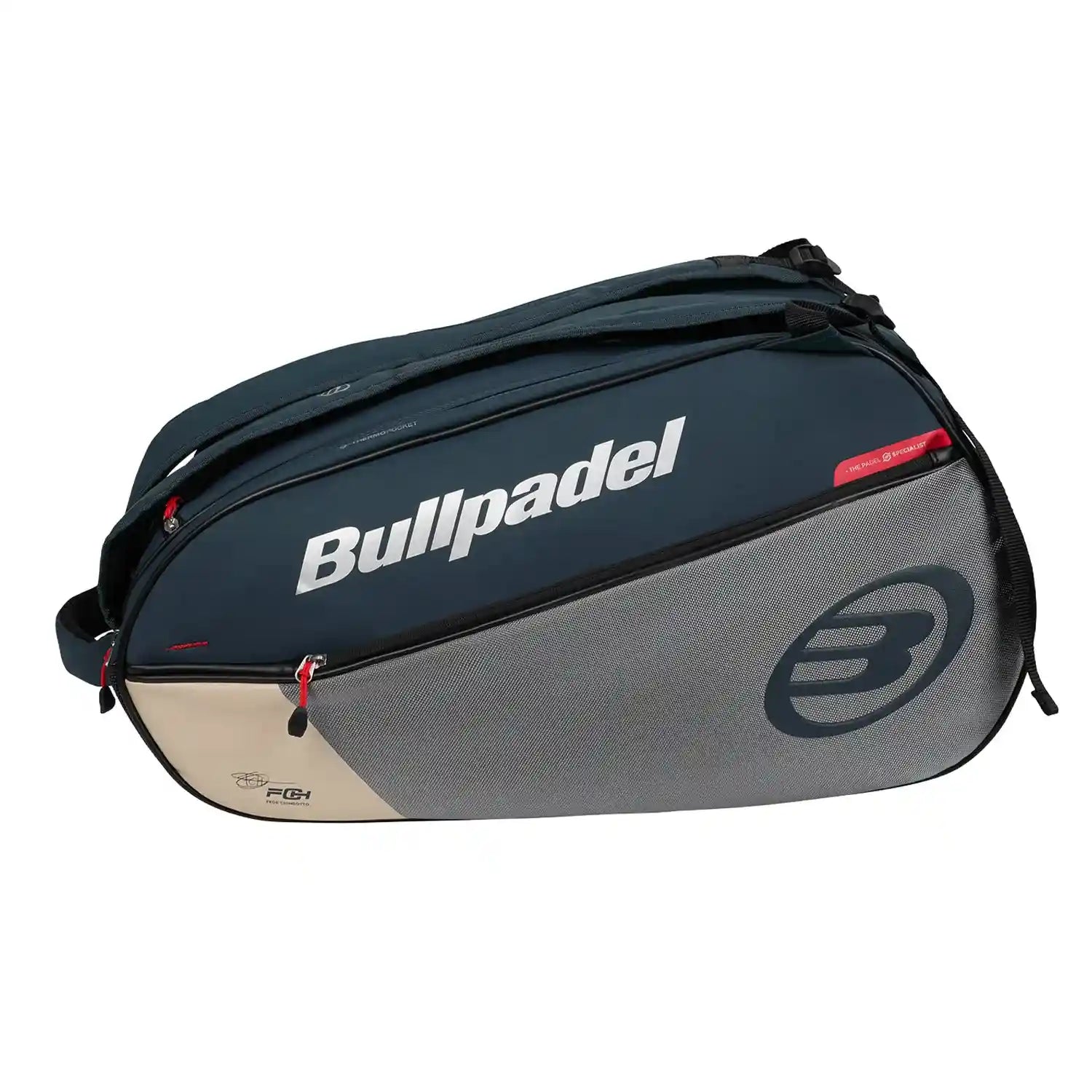 Schlägertasche Bullpadel Neuron Dunkelgrau Fede Chingotto 2026 