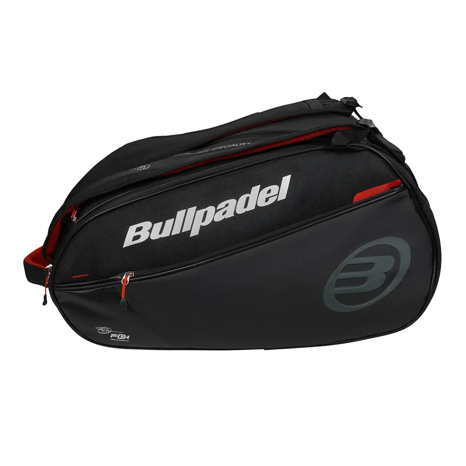 Schlägertasche Bullpadel Neuron Schwarzer Fede Chingotto 2026 