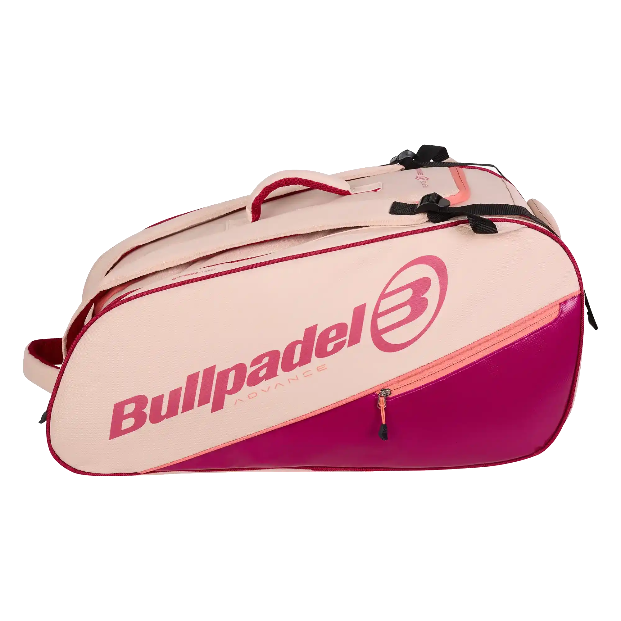 Rackettas Bullpadel Advance Beige 2026 vrouw woman padel bag roze 
