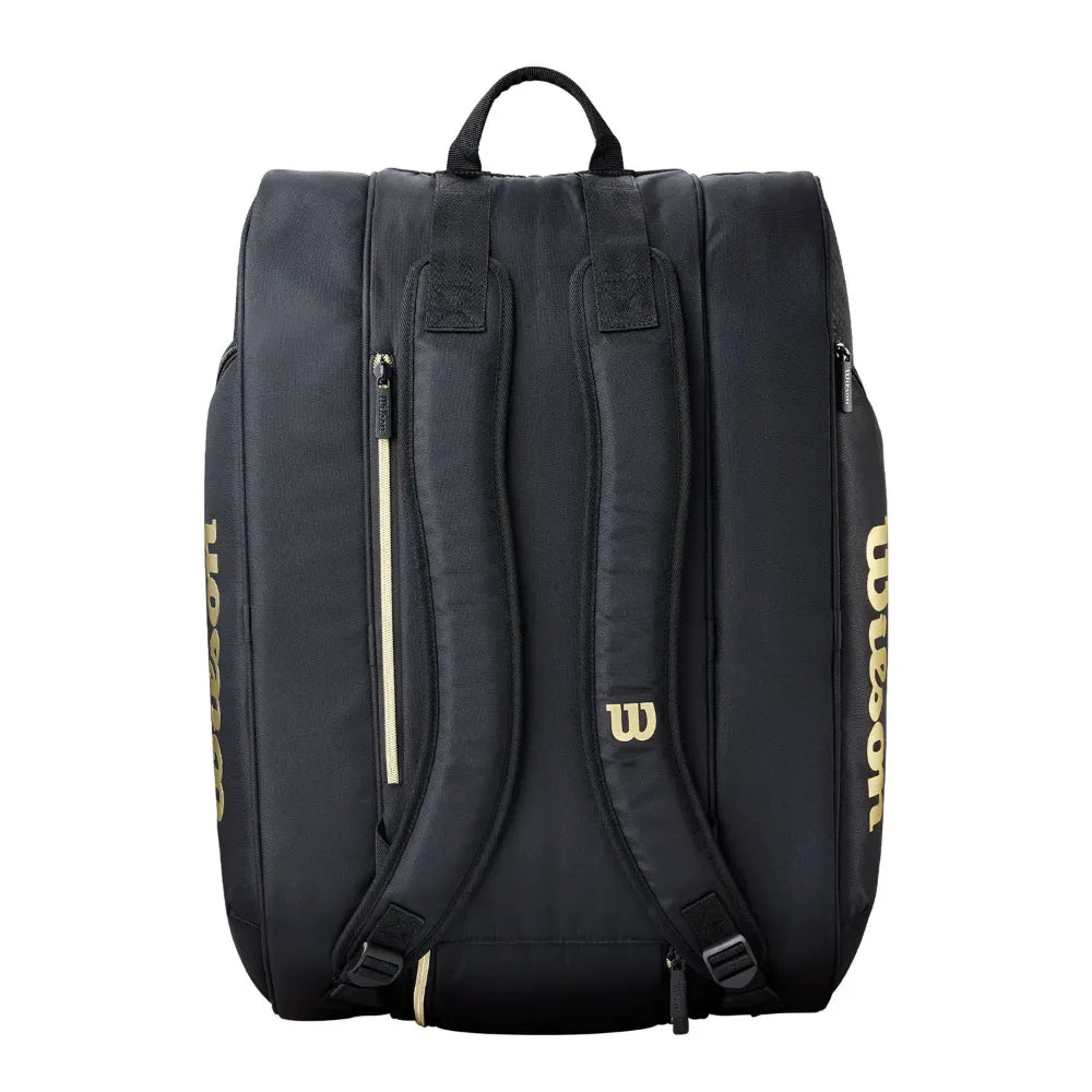 Schlägertasche Wilson Defy V1 Padel Schwarz/Gold 