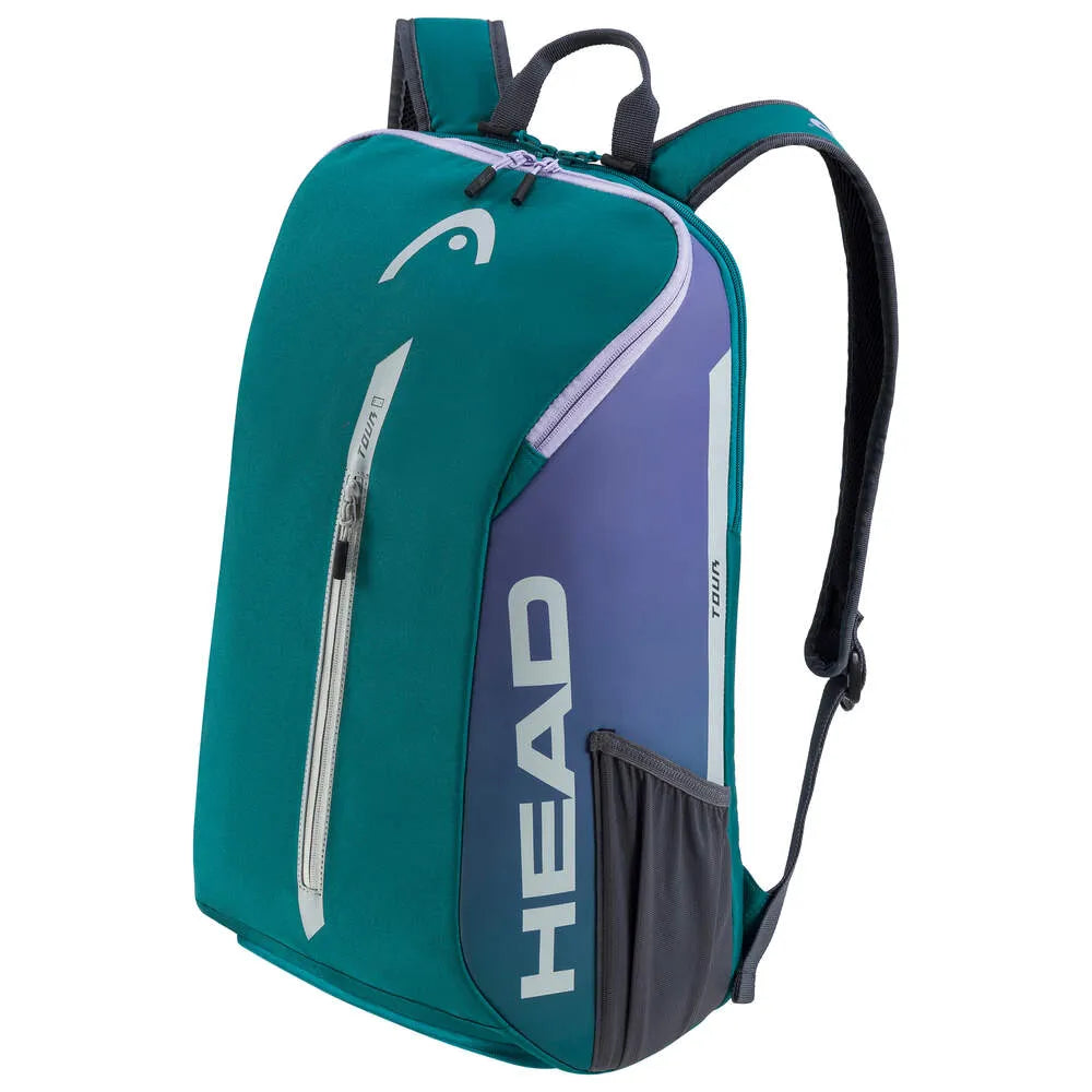 Saco de padel Head Tour Backpack 25L Green/Lilac