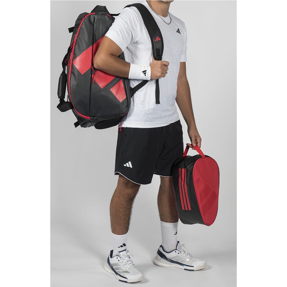 Borsa per racchette Adidas Multigame Rosso | Ale Galán | 2026 