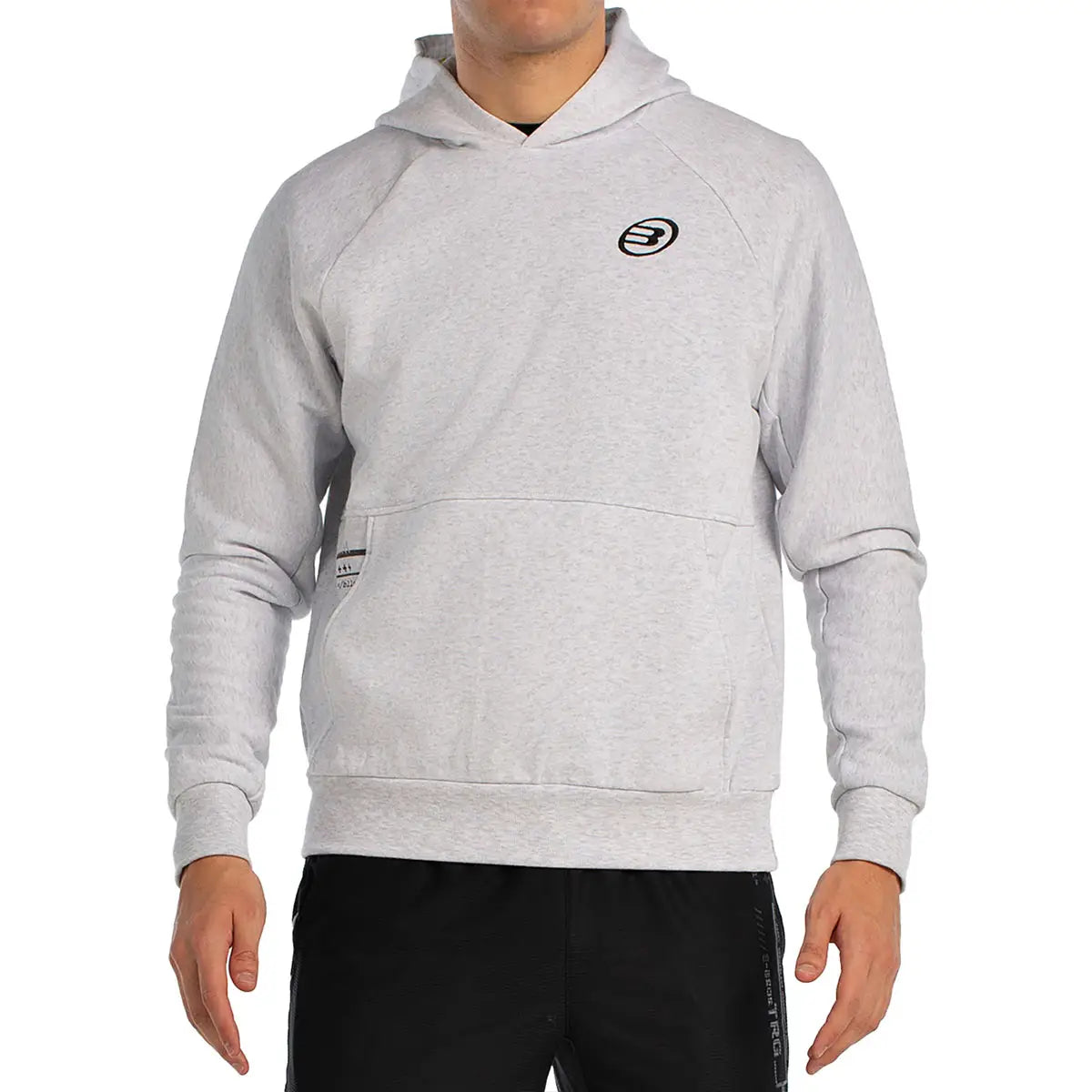 Sudadera Bullpadel Breas Gris Claro