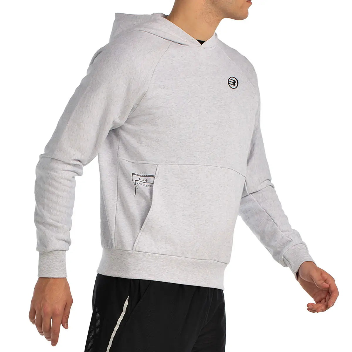 Sudadera Bullpadel Breas Gris Claro