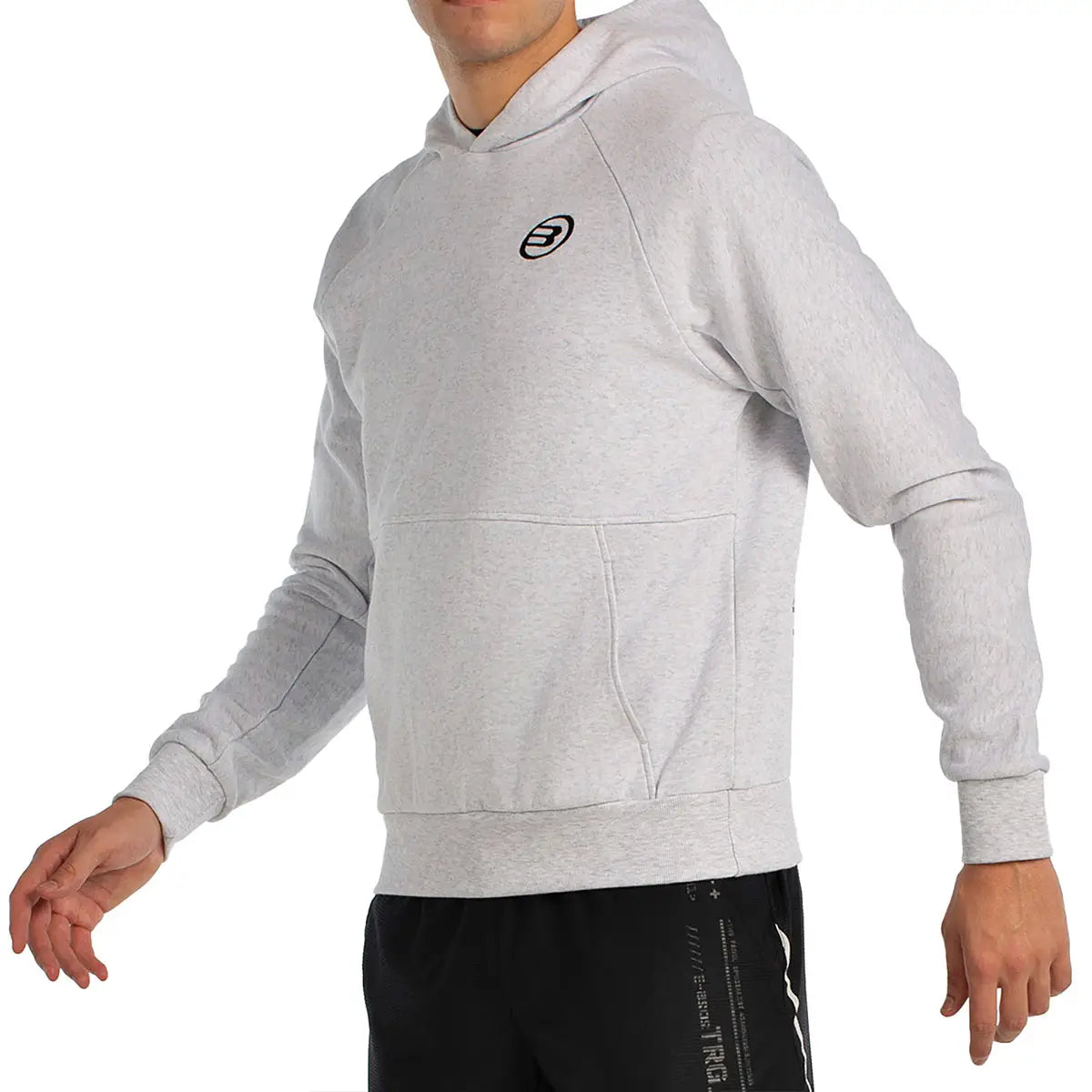 Sudadera Bullpadel Breas Gris Claro