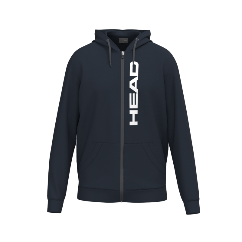 Blue sweatshirt HEAD Club Original Hoodie FZ Men 
