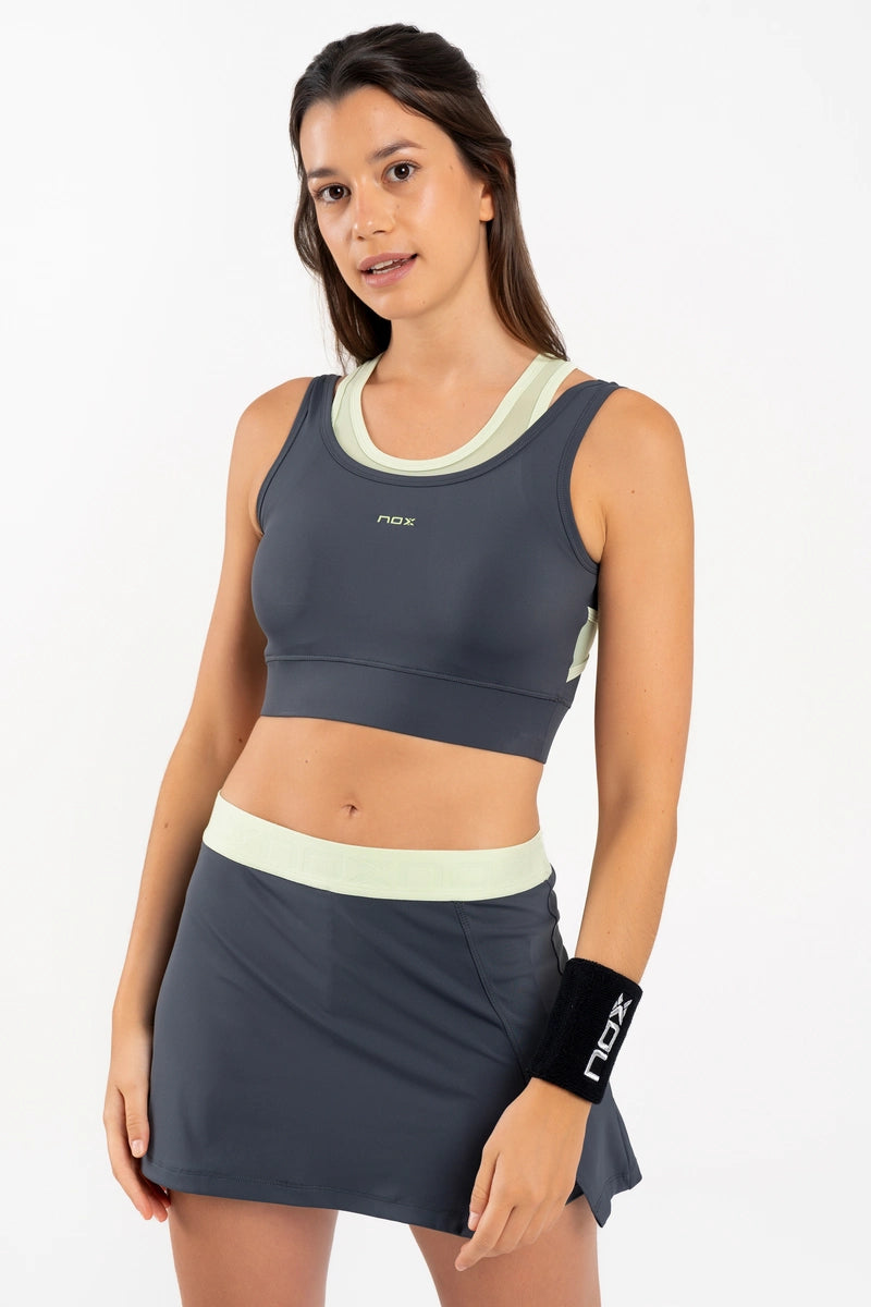 Top -BH Nox Pro Charcoal Graue Frau