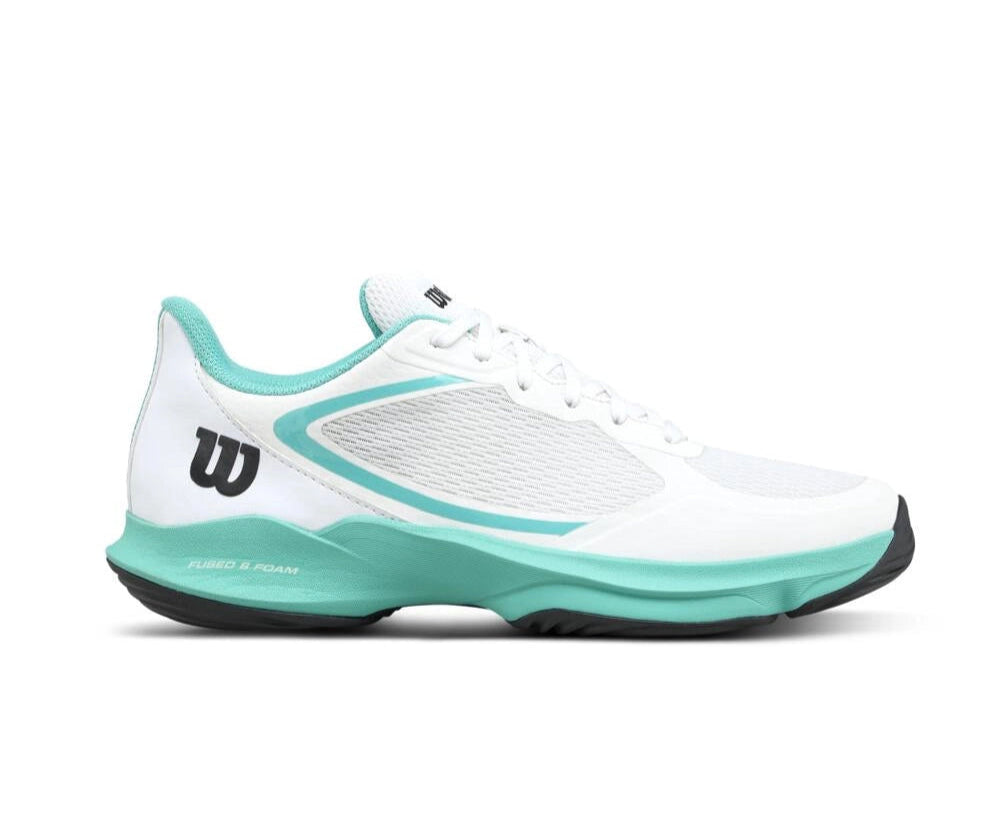 Zapatillas Wilson Hurakn Lite Mujer - Blanco/Turquesa/Negro 2025
