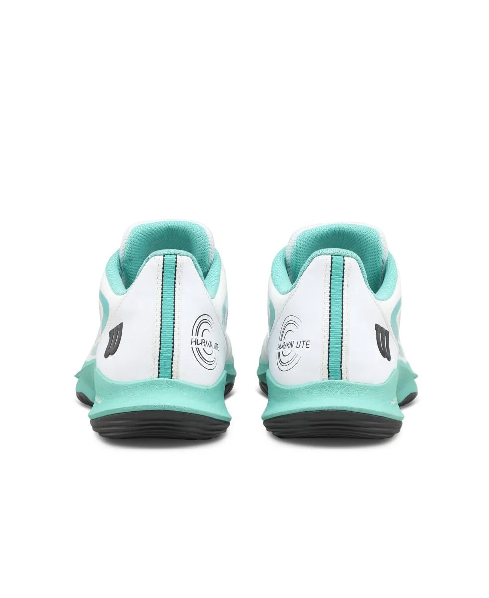 Zapatillas Wilson Hurakn Lite Mujer - Blanco/Turquesa/Negro 2025
