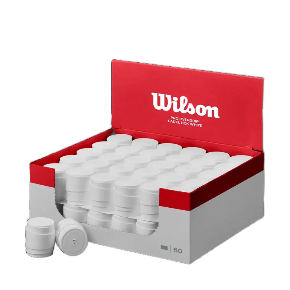 Wilson Caja PRO Overgrip Padel 60 Blanco