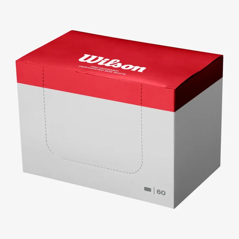 Wilson Caja PRO Overgrip Perforado Padel 60 Blanco