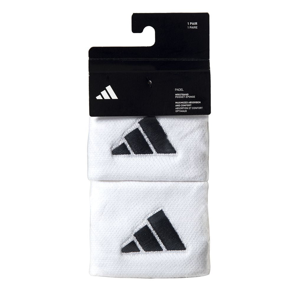 Muñequeras Cortas Adidas Blanco