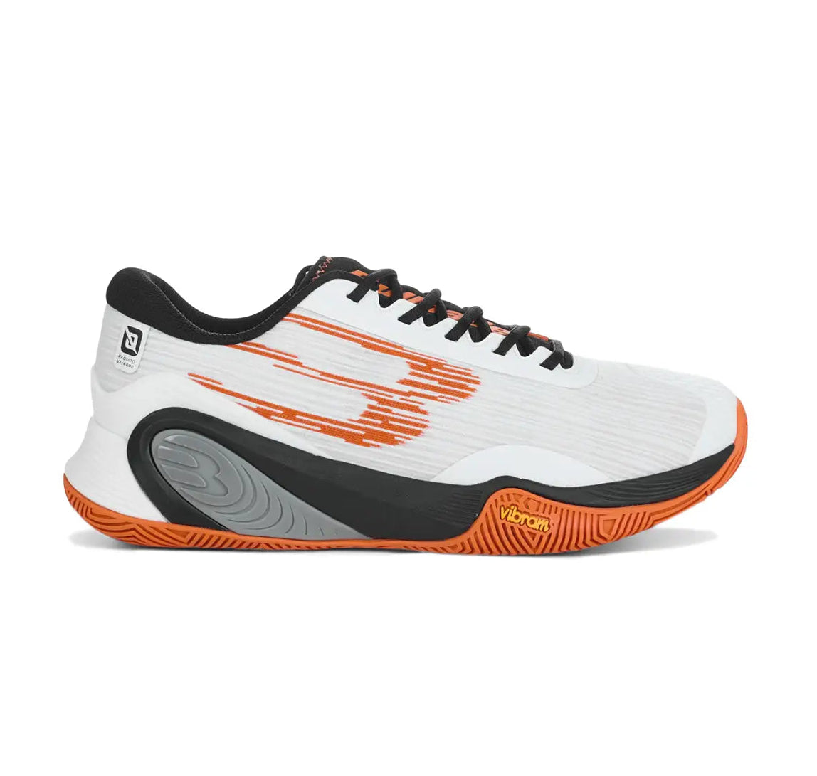 padel shoes Bullpadel Hack Vibram 25I Orange Paquito Navarro