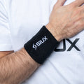 Muñequeras cortas SIUX Basic 2026 Negro (Pack x2)