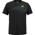 Black short-sleeve Aero cotton men's T-shirt Babolat 