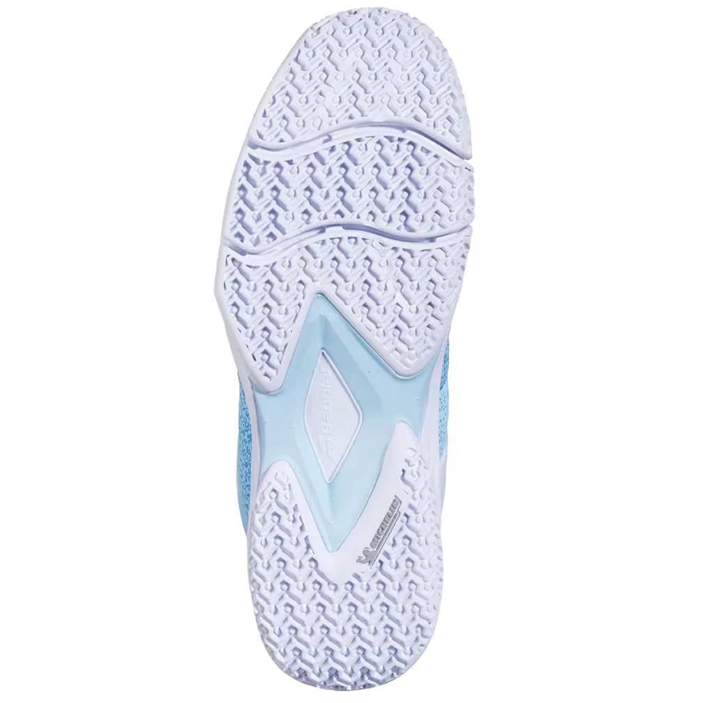 Babolat padel shoes Sensa Women Sky blue/Tigerlily 