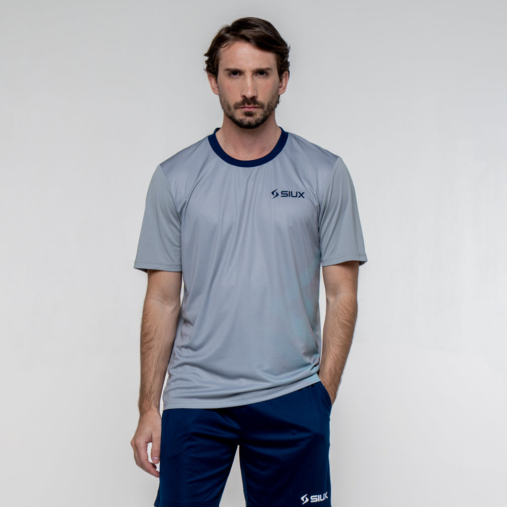 Camiseta SIUX Wave 2026 Hombre Gris