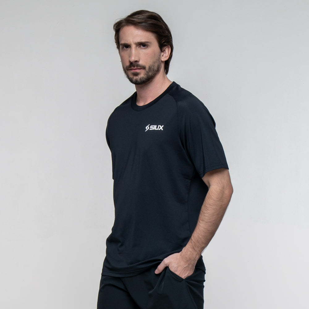 Camiseta SIUX Match 2026 Hombre Negra