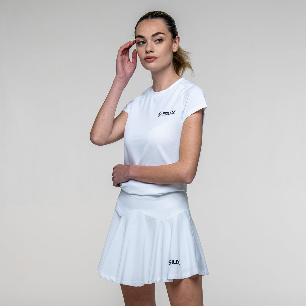 Camiseta SIUX Match 2026 Mujer Blanca