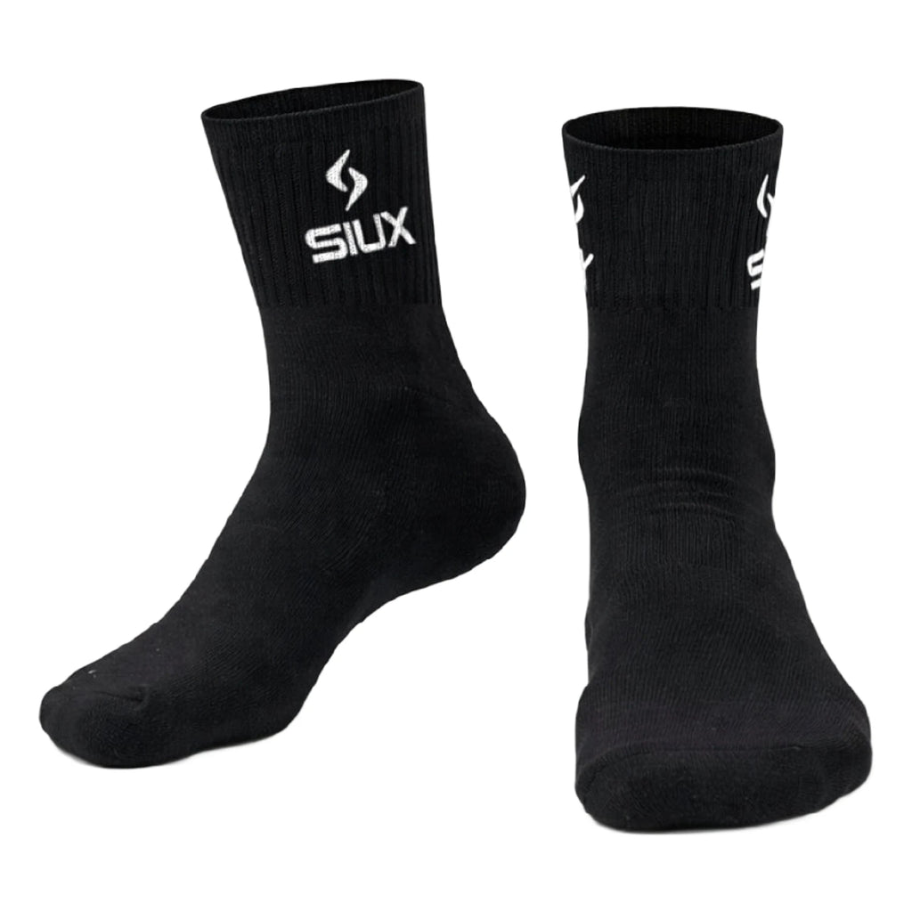 Calcetines SIUX Basic 2026 Caña media Negro (Pack x3)