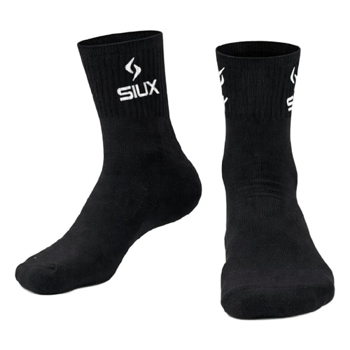 Calcetines SIUX Basic 2026 Caña media Negro (Pack x3)