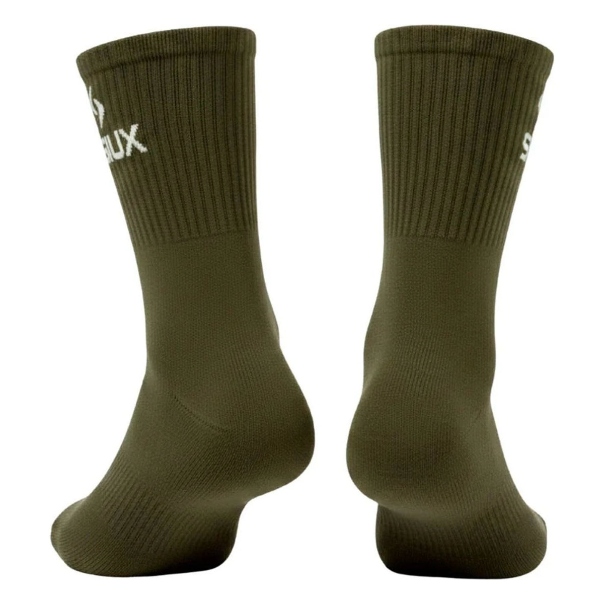 Calcetines SIUX Groove 2026 Caña alta Verde Blanco (Pack x2)