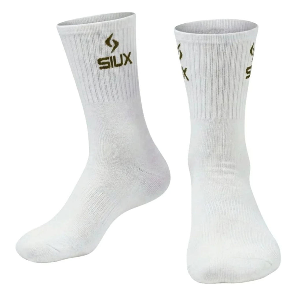 Calcetines SIUX Groove 2026 Caña alta Verde Blanco (Pack x2)