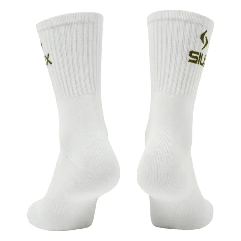 Calcetines SIUX Groove 2026 Caña alta Verde Blanco (Pack x2)