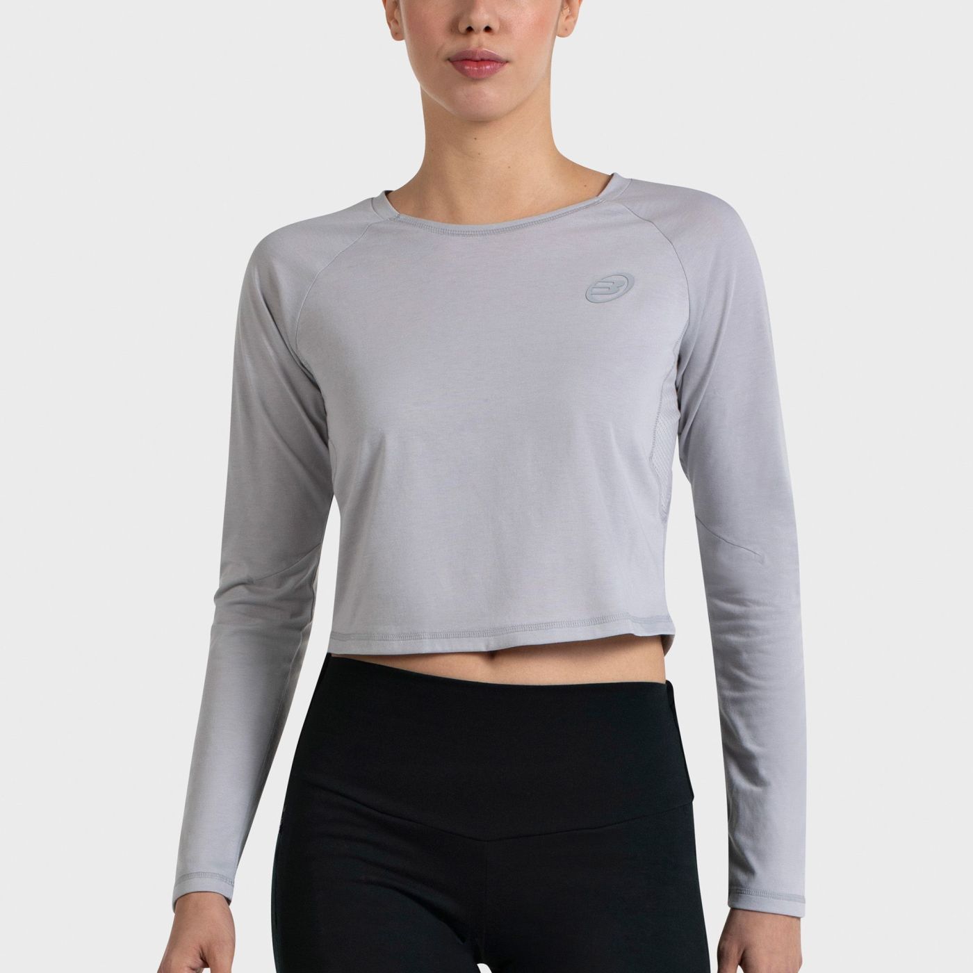 Bullpadel Almo T-shirt met lange mouwen Gris Perla
