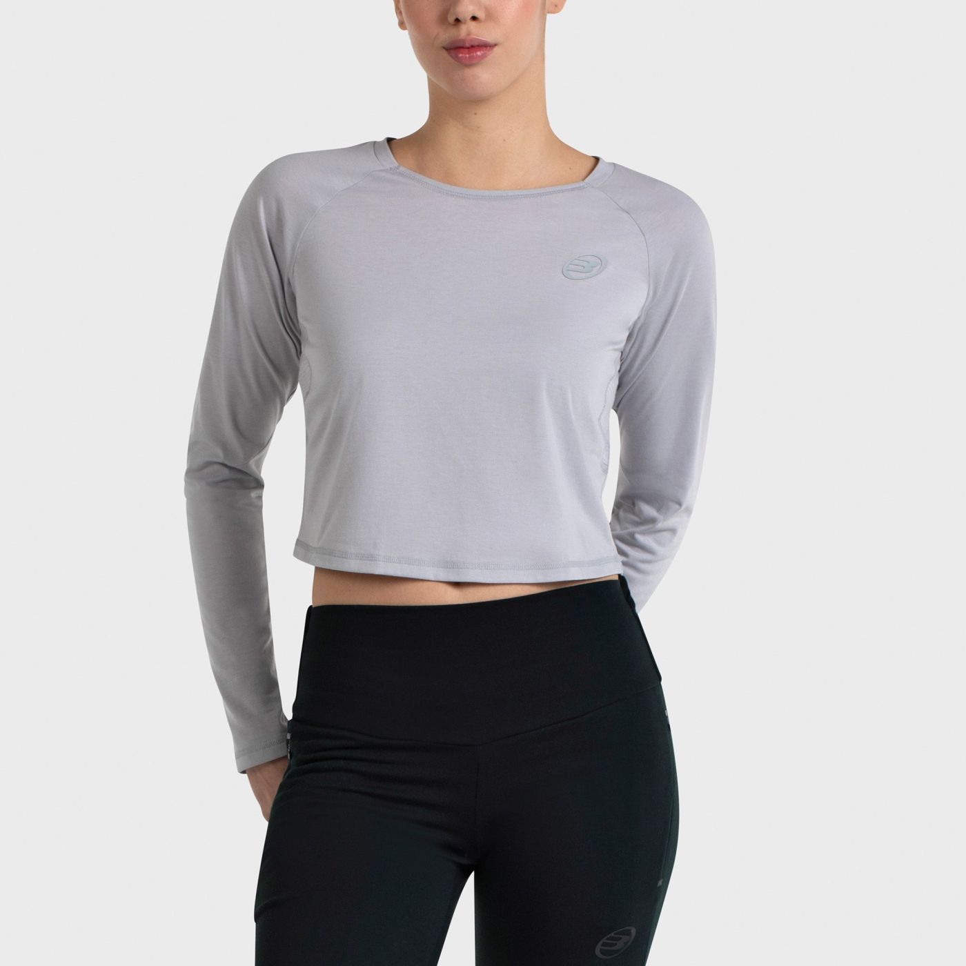 Bullpadel Almo T-shirt met lange mouwen Gris Perla