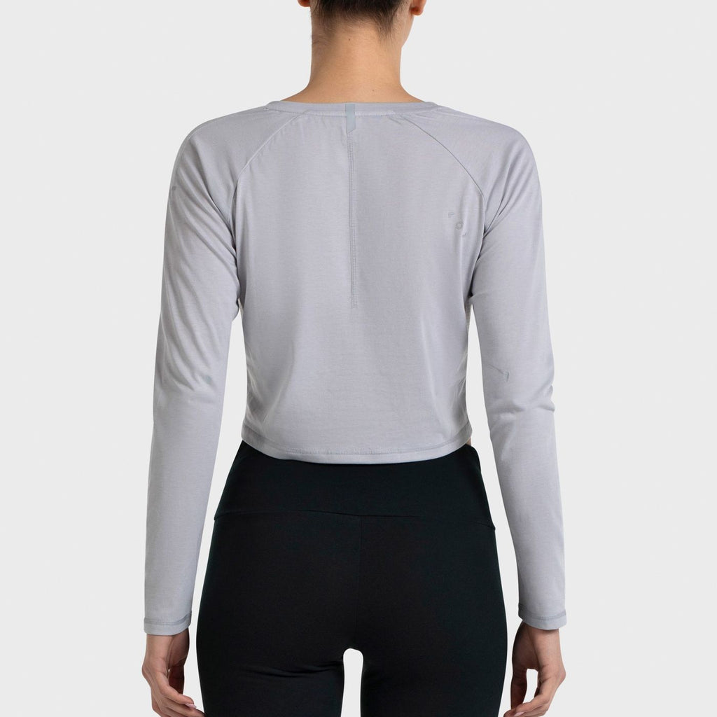 Bullpadel Almo T-shirt met lange mouwen Gris Perla