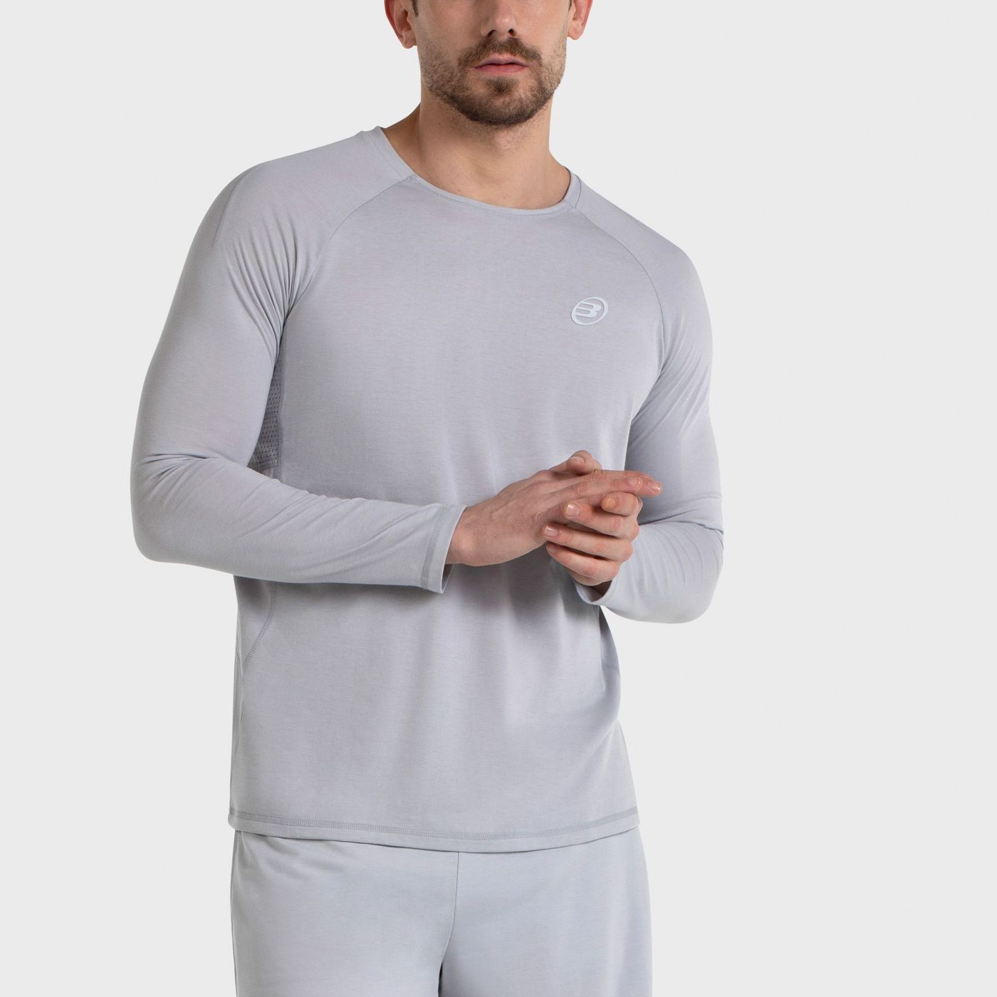 Shirt met lange mouwen Bullpadel Amer Parelgrijs