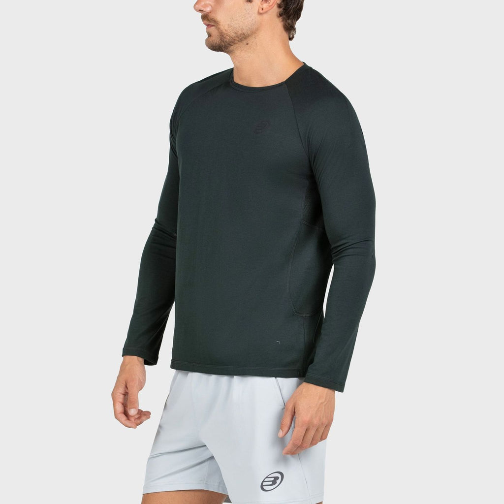 Bullpadel Amer donkergrijs shirt met lange mouwen