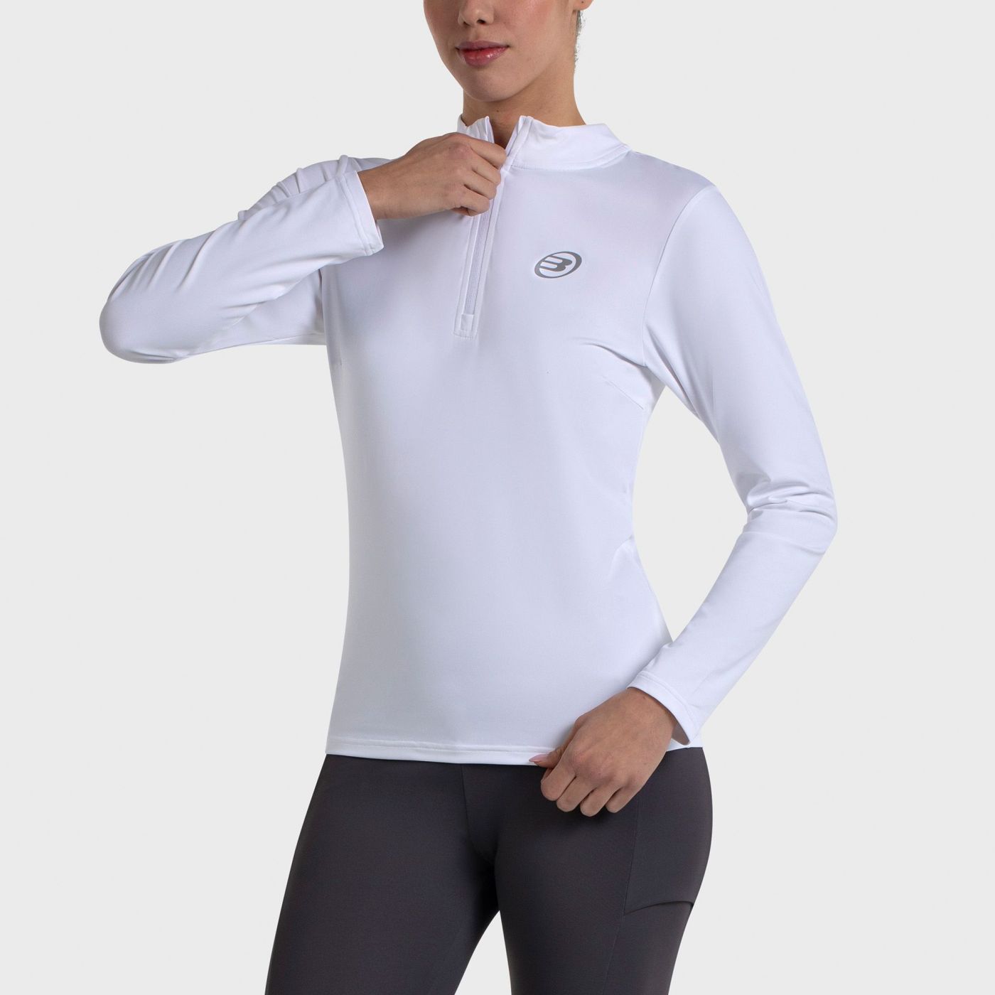 Bullpadel Becal White Long-Sleeved T-Shirt