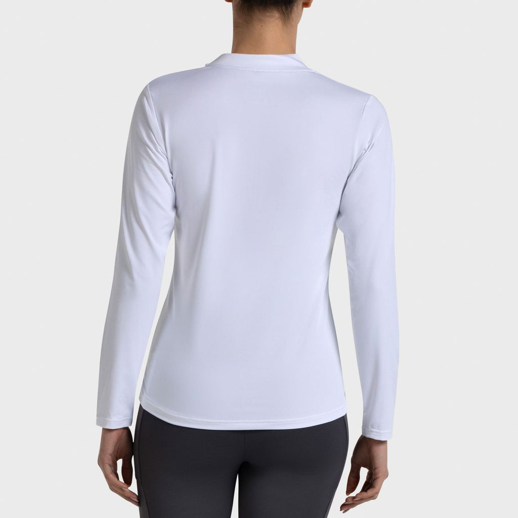Bullpadel Becal White Long-Sleeved T-Shirt