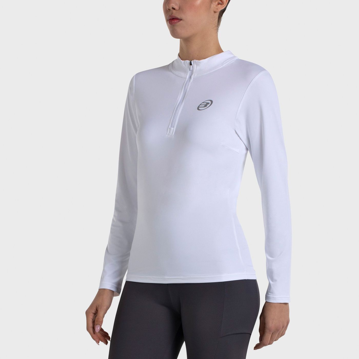 Bullpadel Becal White Long-Sleeved T-Shirt
