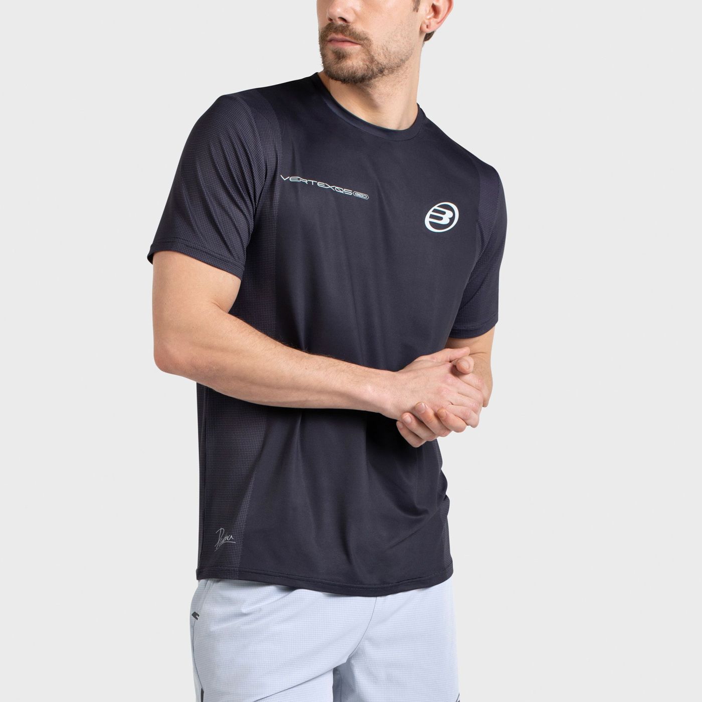 Bullpadel Pablo Cardona 26I Black T-Shirt