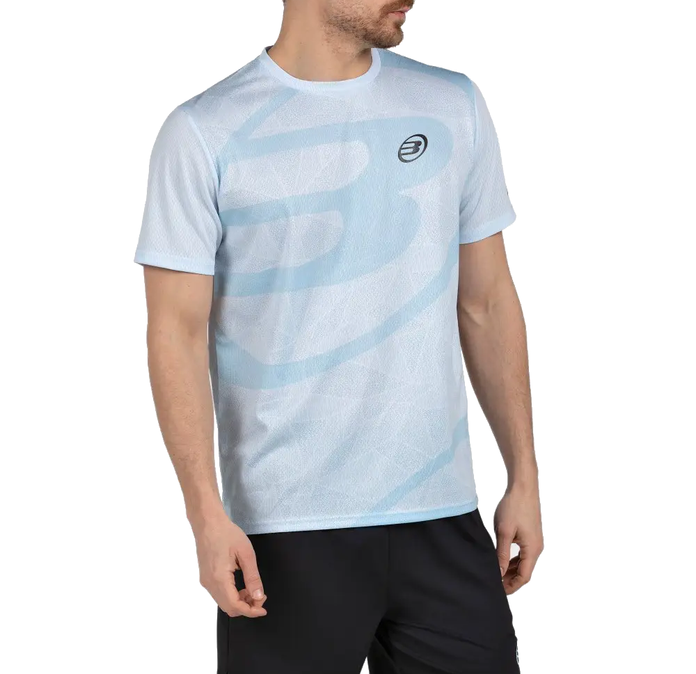 T-Shirt Bullpadel Castil Blau Gletscher 